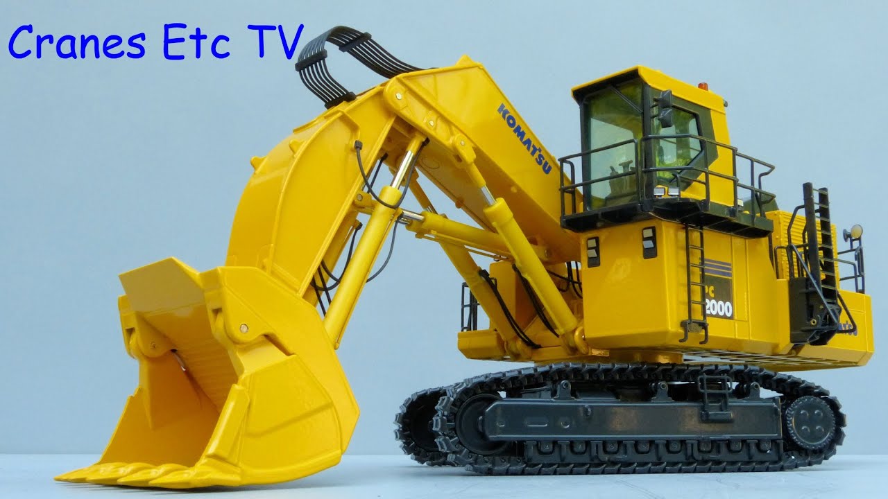 NZG Komatsu PC2000-8 Front Shovel by Cranes Etc TV