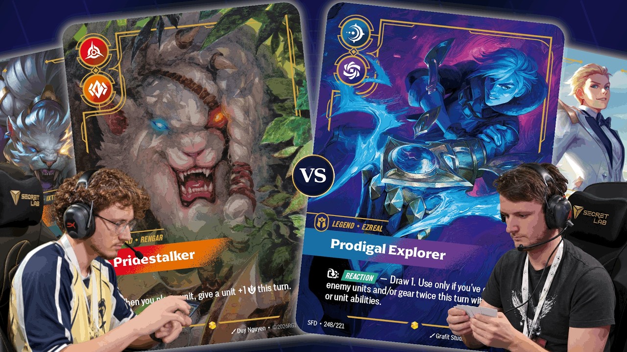 Riftbound Regional Los Angeles Round 8 - Rengar (Prismat) vs Ezreal (VaLichKing)