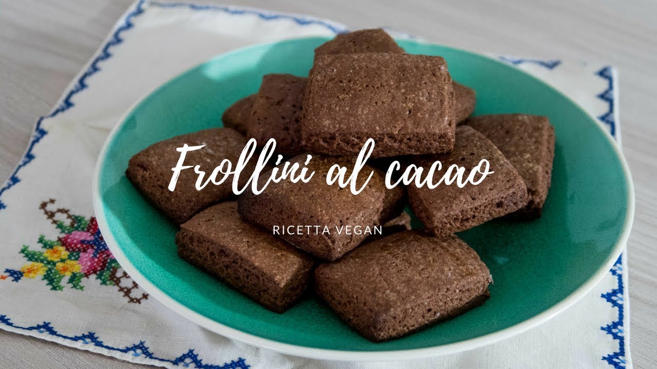 Frollini al cacao | ricetta vegan