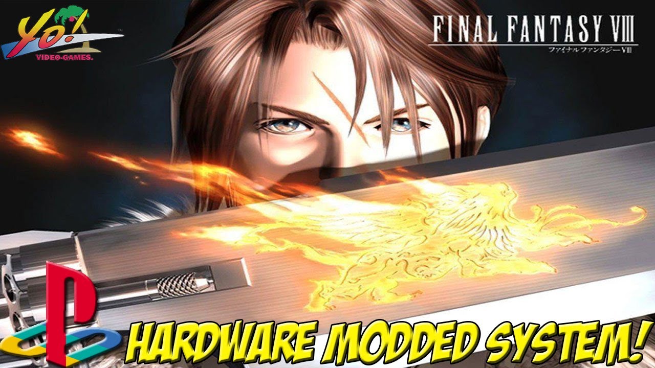 Playstation One Modded Hardware: Final Fantasy VIII! Quick Look - YoVideogames