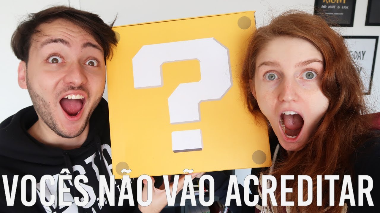 RECEBEMOS UMA CAIXA GIGANTE MISTERIOSA 😱