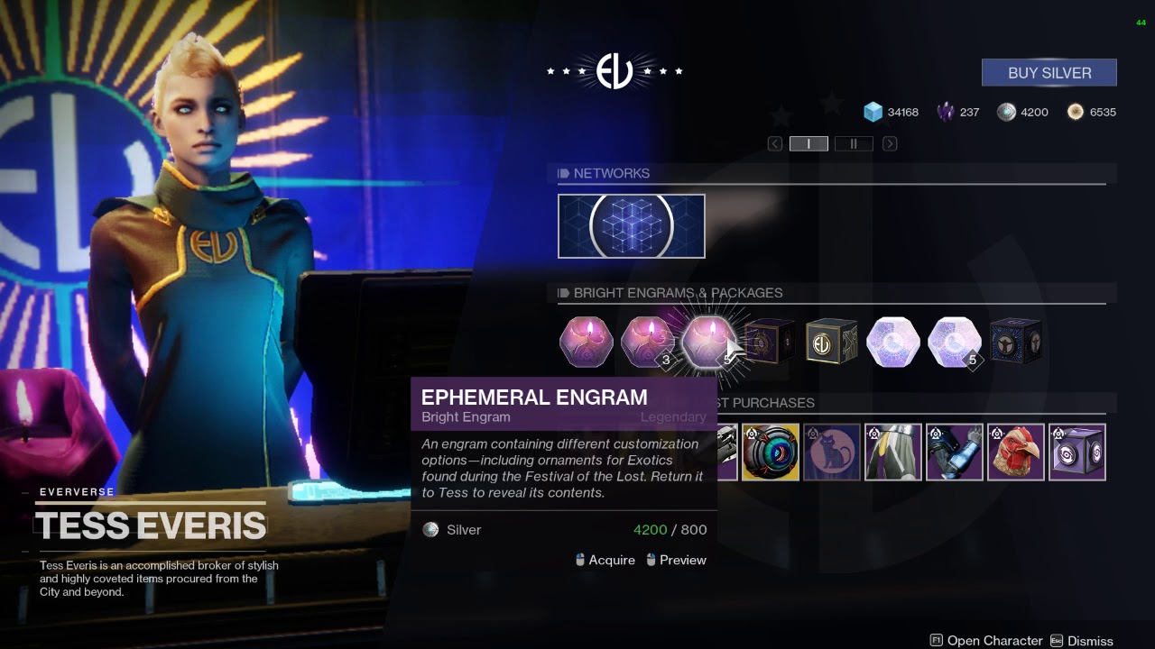 Opening 20 Ephemeral Engrams | Destiny 2