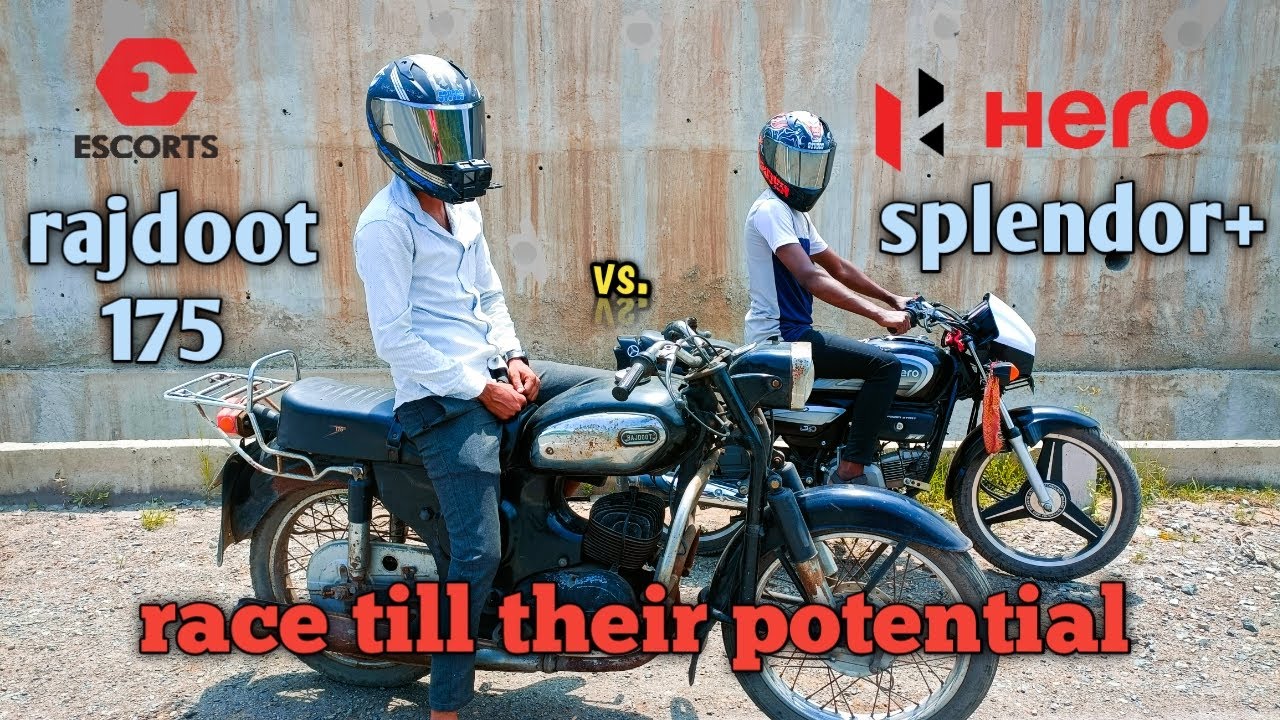 Rajdoot vs Hero Splendor plus | Epic race 😄| First time on youtube | isne to splendor ko hara diya😲