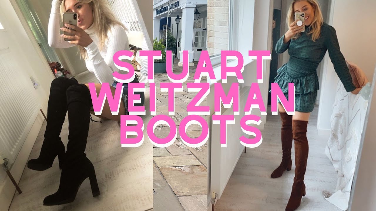 Stuart Weitzman Knee High Boots Review Autumn Fall | Stuart Weitzman Over The Knee Boots Styling Ad