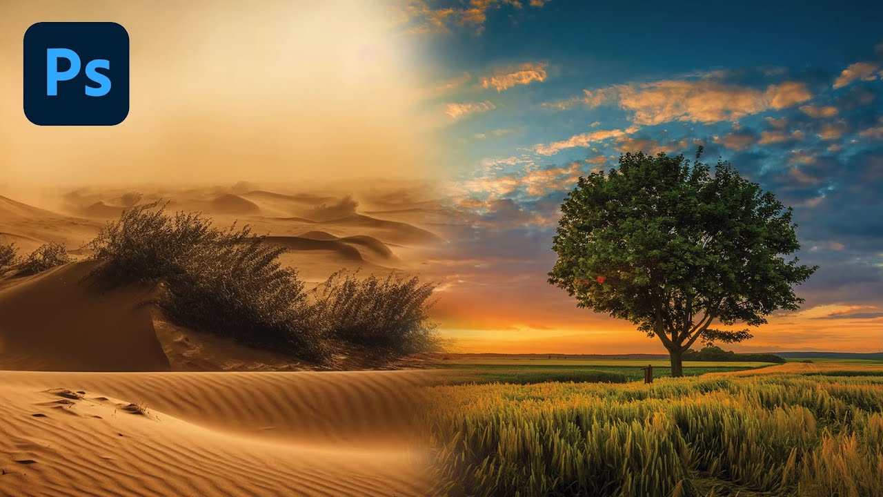 Comment faire un fondu entre deux images avec photoshop