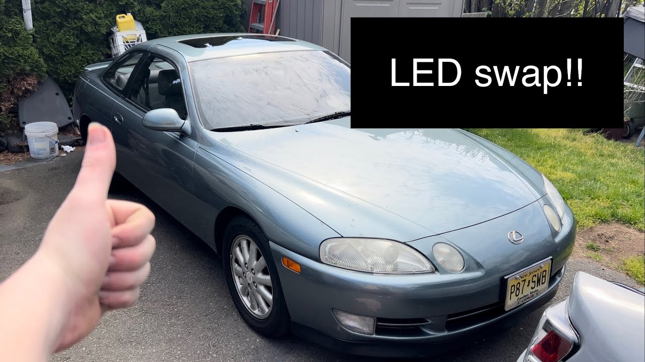 Как заменить светодиодную подсветку салона на Lexus SC400