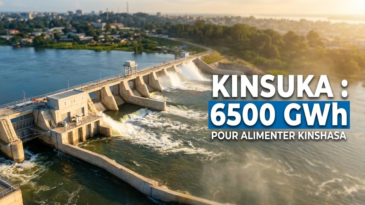 #RDC Kinsuka : le barrage géant qui alimentera des millions de Congolais