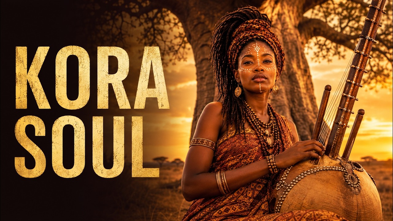 1 Hour Emotional African Kora Music | Uplifting West African Roots Songs for Peace & Focus