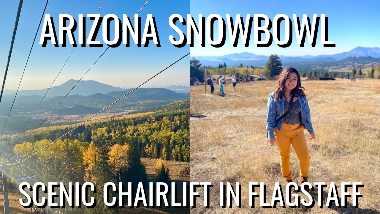 Arizona Snowbowl Scenic Chairlift in Flagstaff (Fall Time)