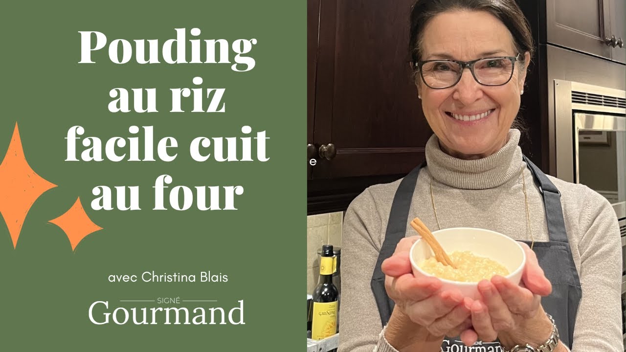 POUDING AU RIZ FACILE AU FOUR