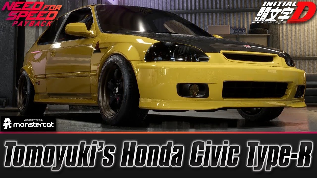 Need For Speed Payback: Honda Civic Type-R (EK9) Race Build | LV299 | Initial D Tomoyuki FWD Drift