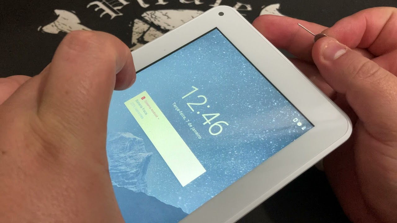 Como For&ccedil;a o Reinicio com Bot&atilde;o Manual no Tablet Multilaser M7S Lite ML-SO06 |Android8.1Oreo| Sem PC