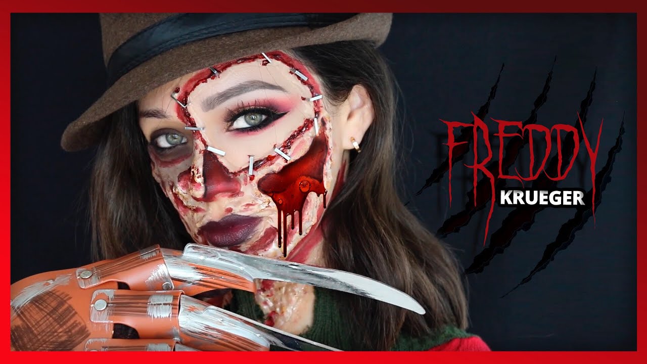 FREDDY KRUEGER: ME ASUSTA PERO ME GUSTA! | HALLOWEEN MAKEUP TUTORIAL
