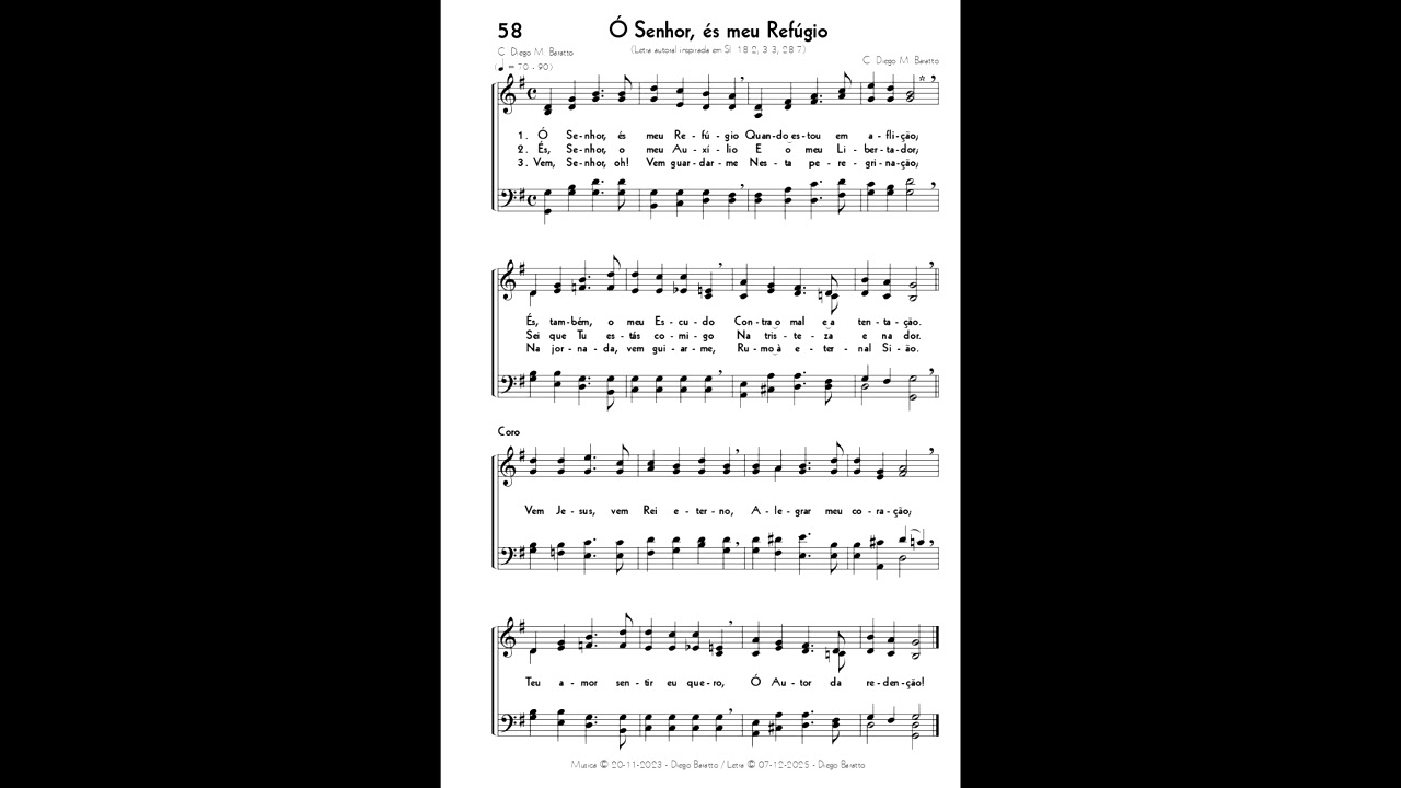 Ó Senhor, és meu Refúgio - Composição de amigo! Strings - Teclado Yamaha PSR S670