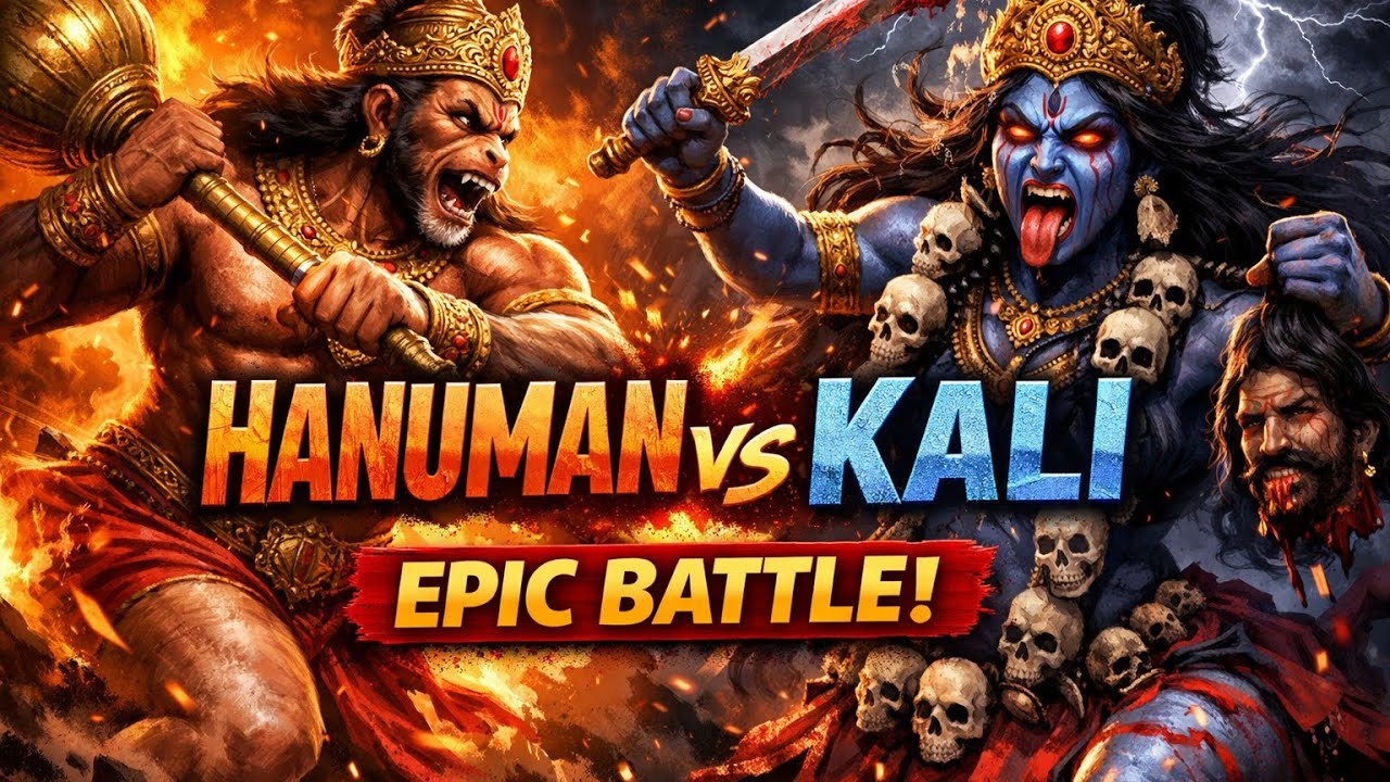 क्रोधित महाकाली और पंचमुखी हनुमान का प्रलयंकारी युद्ध !Mahakali vs Hanuman | #mahakali #hanuman 