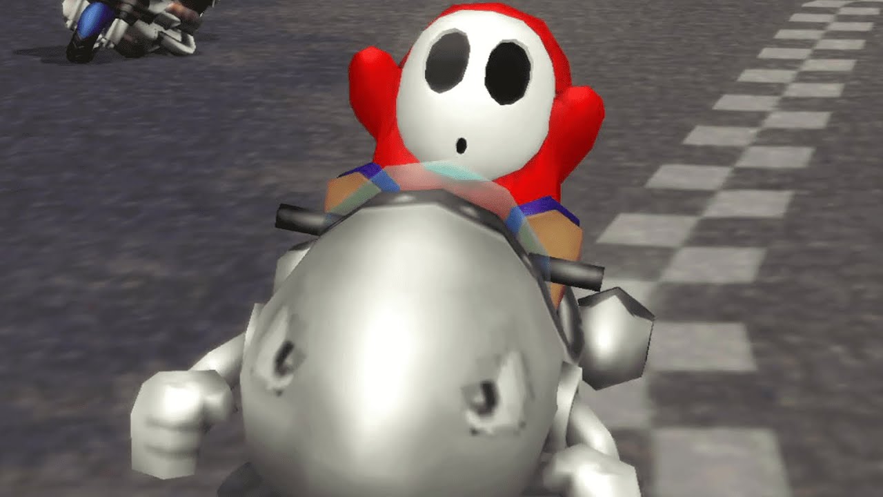 Shy Guy in Mario Kart Wii