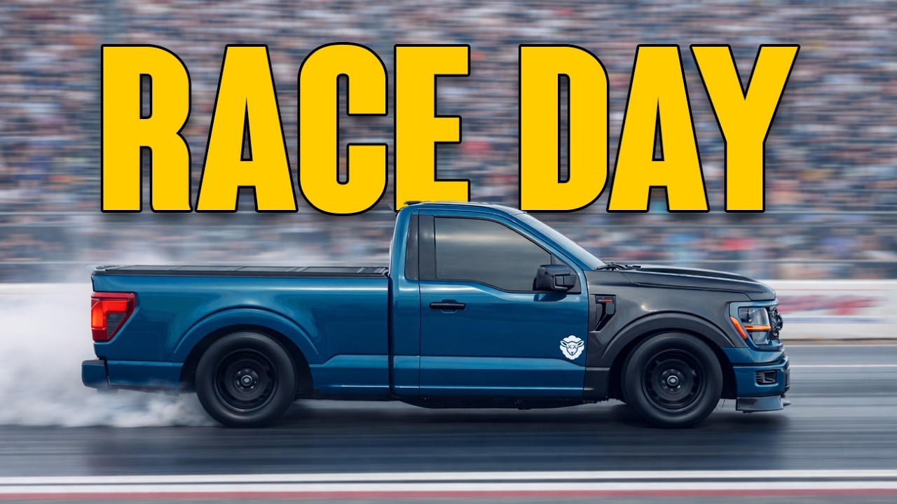 На что способен мой 1500-сильный Ford F150 с двойным турбонаддувом на гоночной трассе?!