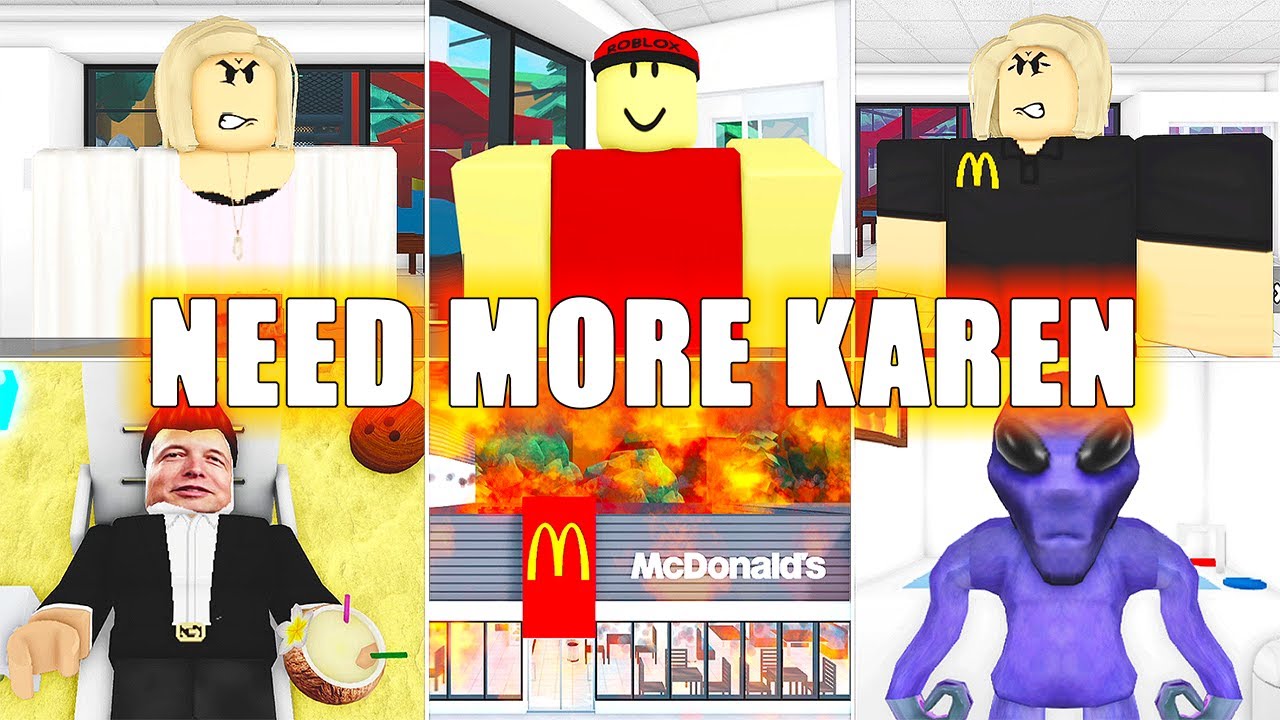 НУЖНО БОЛЬШЕ КАРЕН 😡 *Все концовки, значки и полное прохождение* Roblox