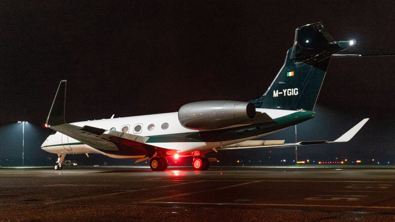 ✈ 4K Gulfstream G650ER BR725 Engine Start