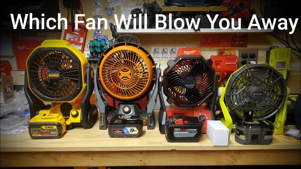 Battle of the 18 Volt Cordless Fans , Which Will Reign Supreme !!