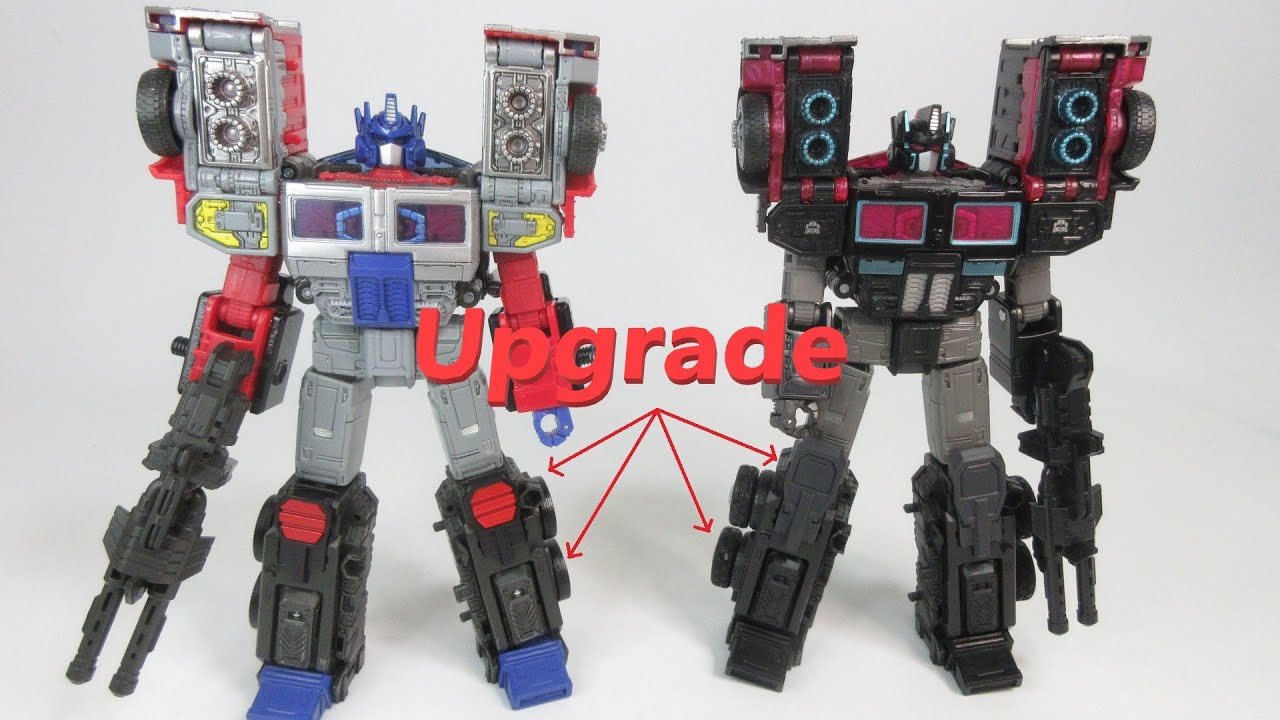 【TF非正規パーツレビュー】レーザーオプティマスプライム ＆ ブラックコンボイをスーパーアップグレードだ！　／　DNA Design DK-37B Upgrade Kits