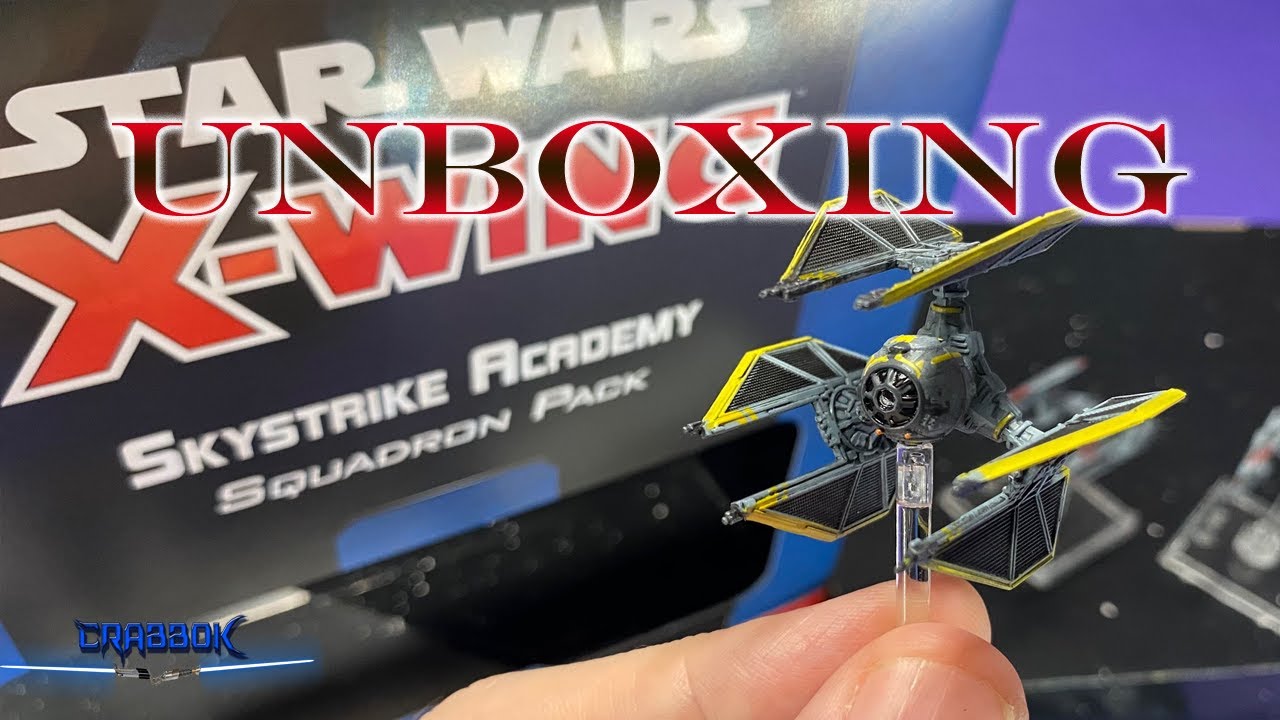 X-Wing - Skystrike Academy Squadron Pack Expansion Unboxing and Comparison