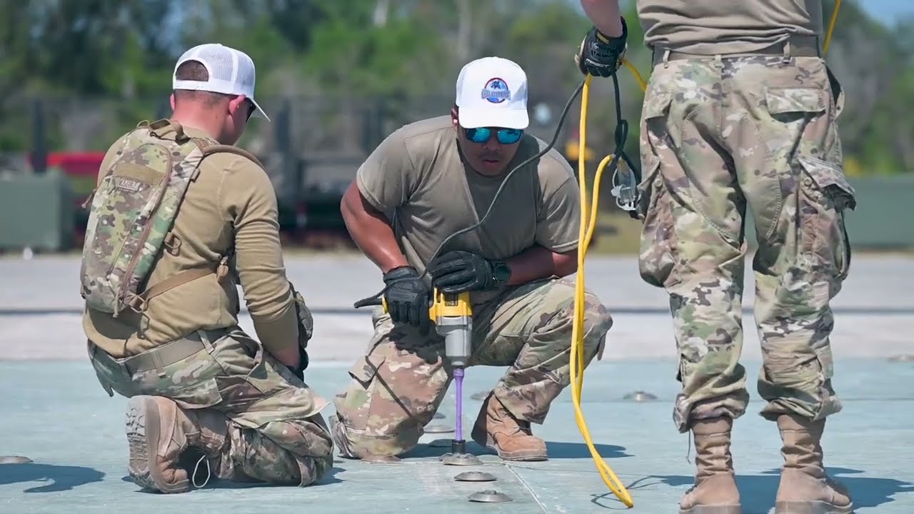 US Air Force compete in Readiness Challenge X at Tyndall Air Force Base