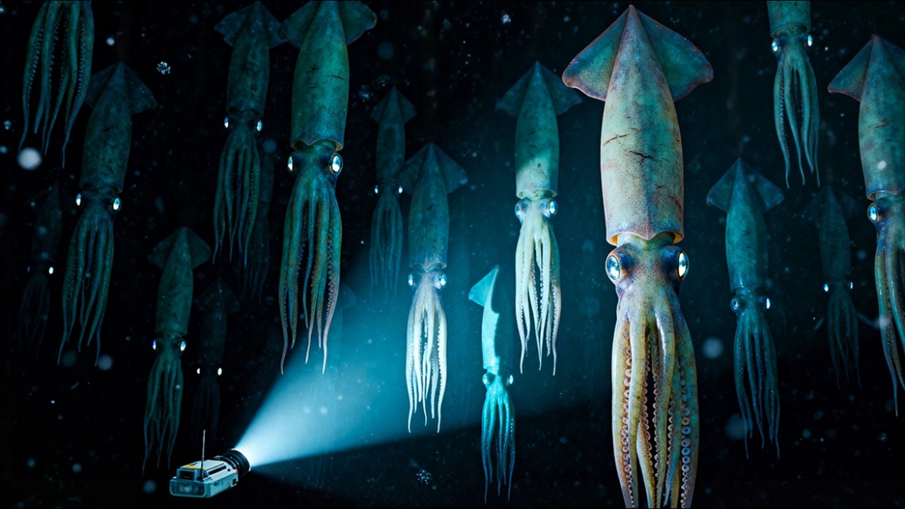 Giant Squid: The True Monster of the Ocean Depths