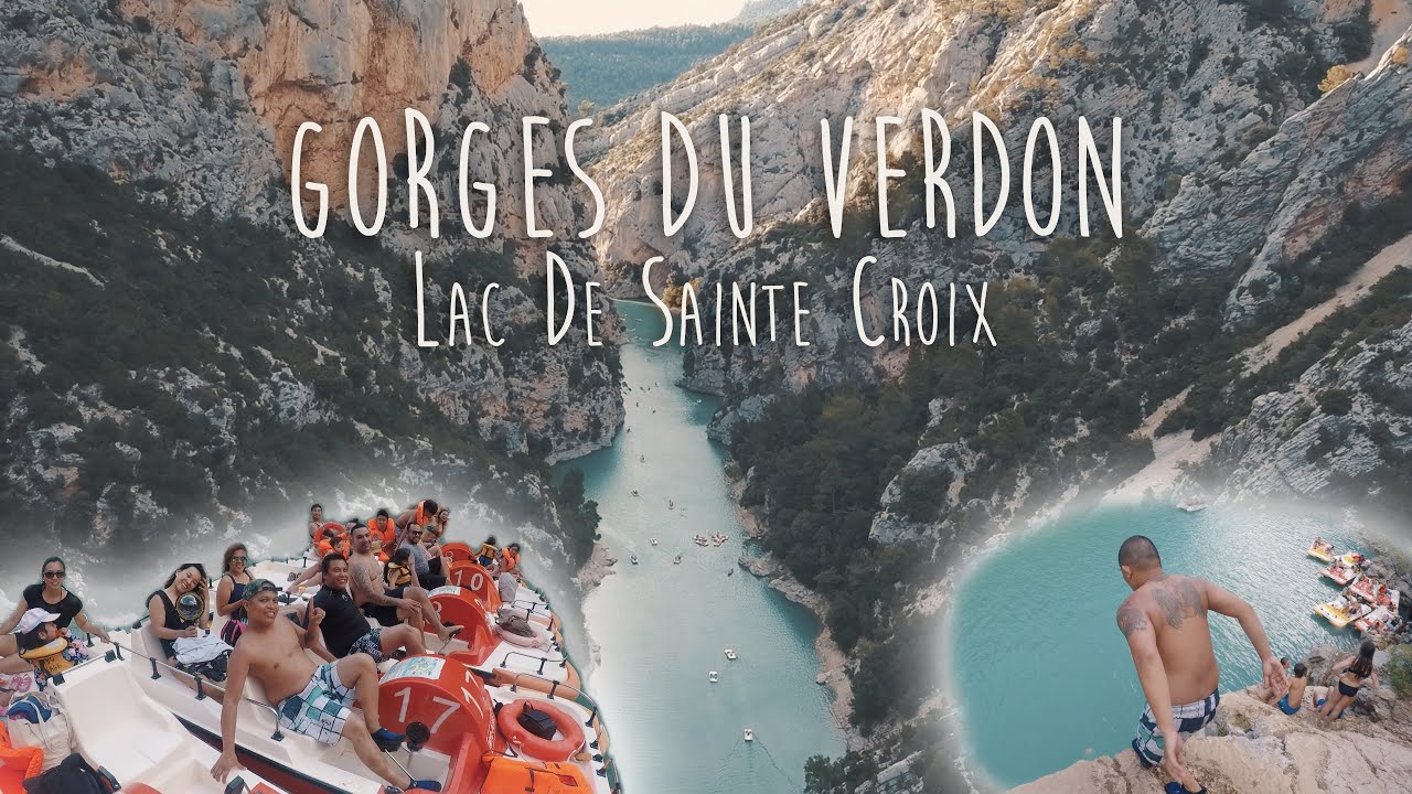 Gorges du Verdon - Lac de Sainte Croix Pedalo Adventure!