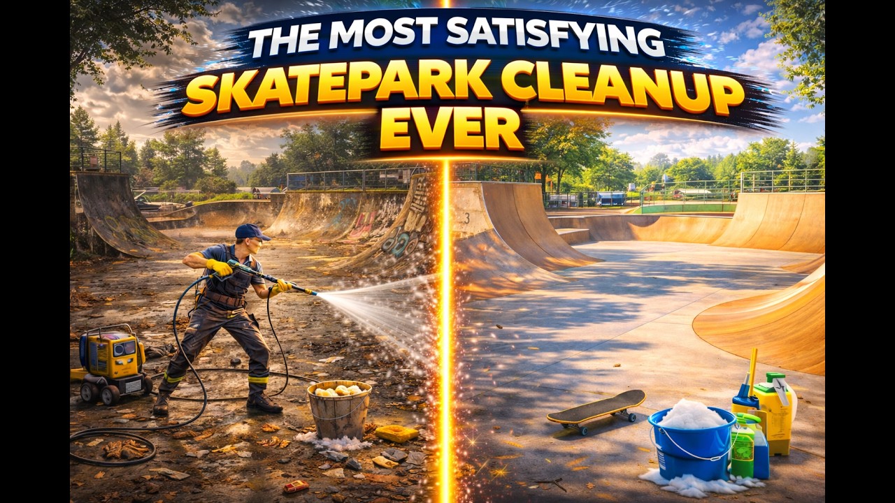 I Cleaned the Entire Skatepark