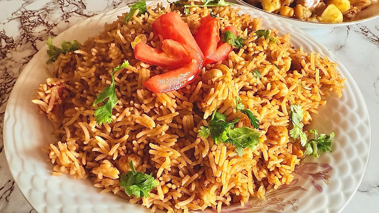 Channa Pulao recipe for Iftar | Chickpeas Rice 🍚 | Ramadan special