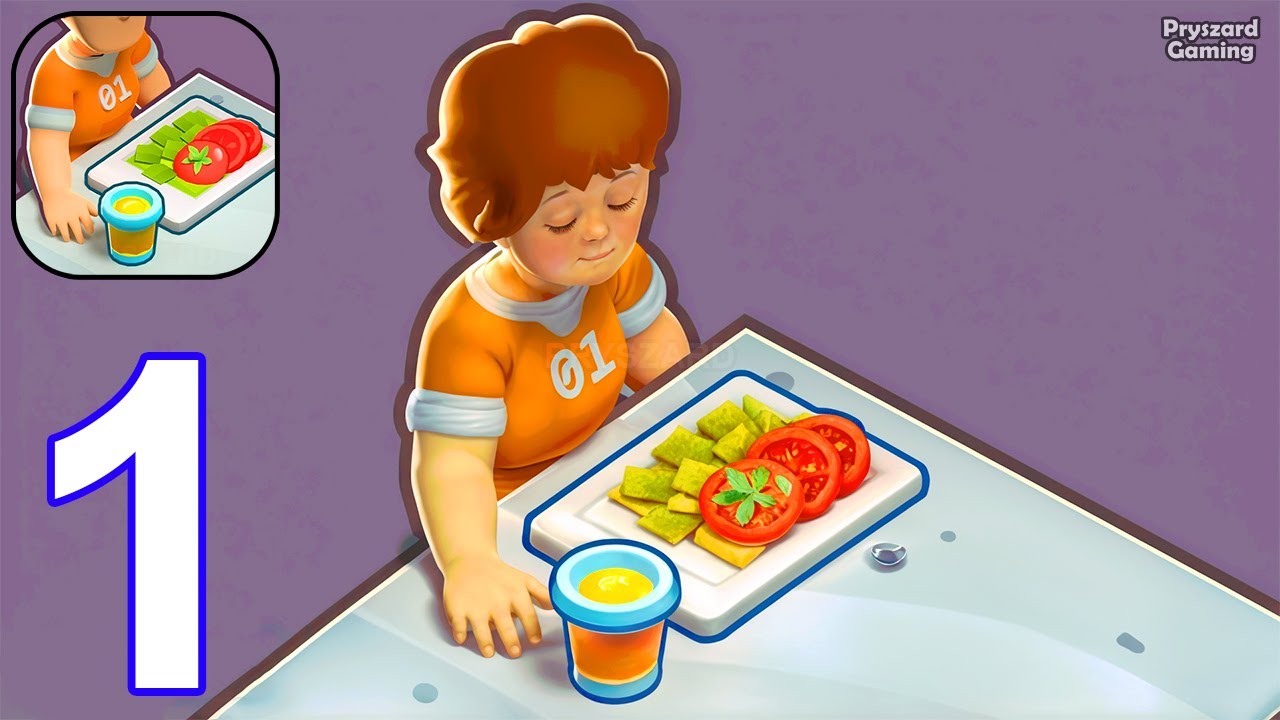 Prison Cafeteria - Gameplay Walkthrough Part 1 Stickman Prison Cafeteria Manager Life (iOS, Android)