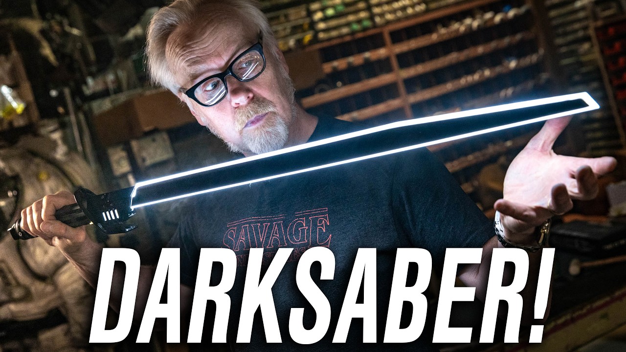 Adam Savage's New Neopixel Darksaber!