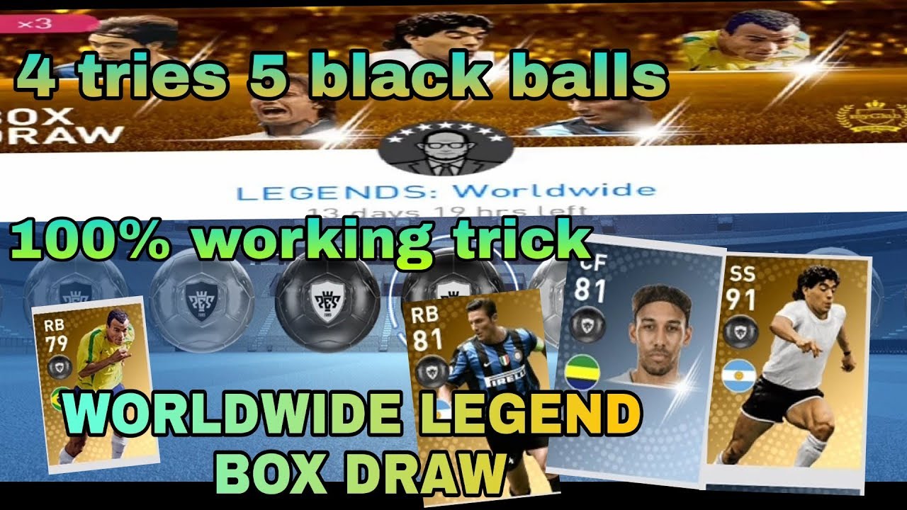 100% working worldwide legend box draw trick