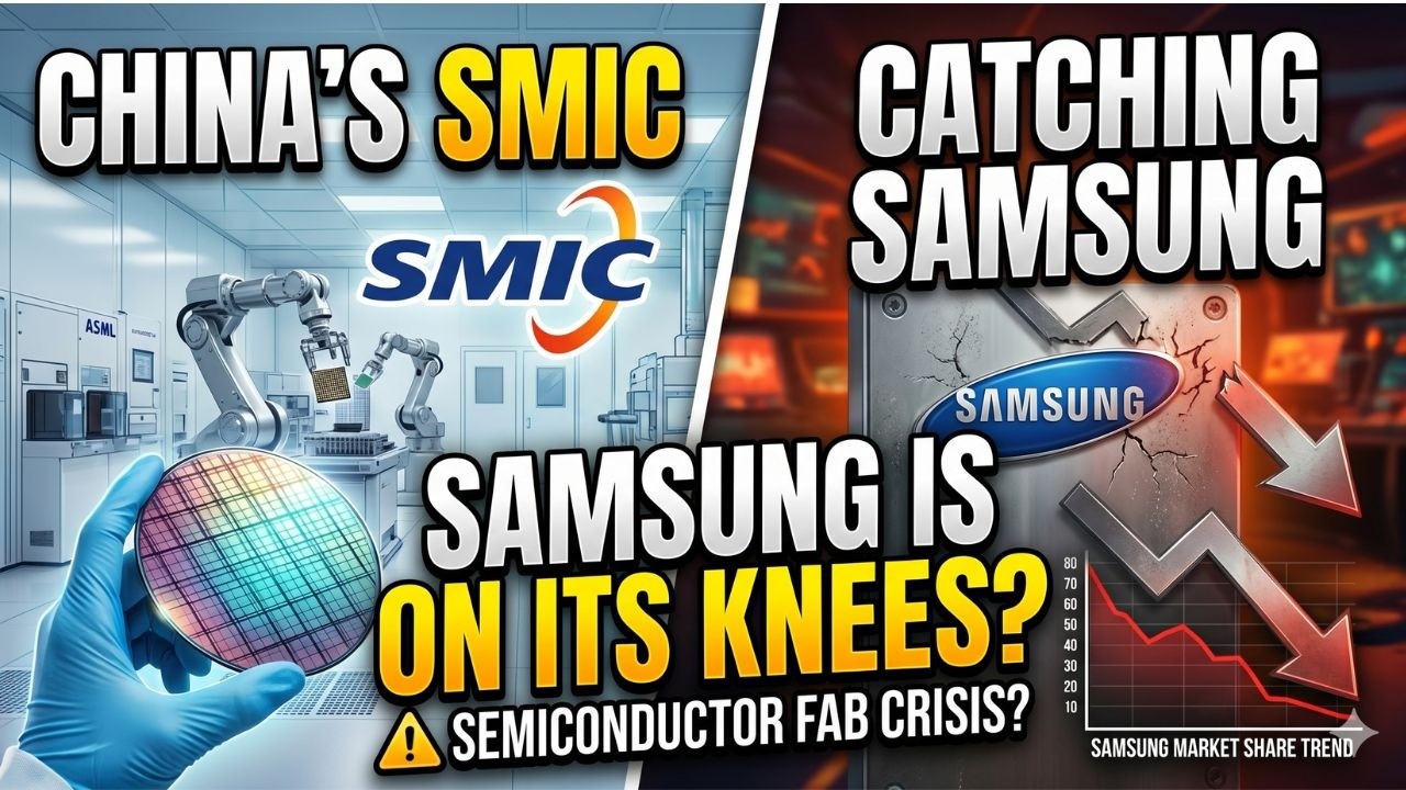 Chińskie SMIC dogania Samsunga szybciej, niż ktokolwiek przypuszczał