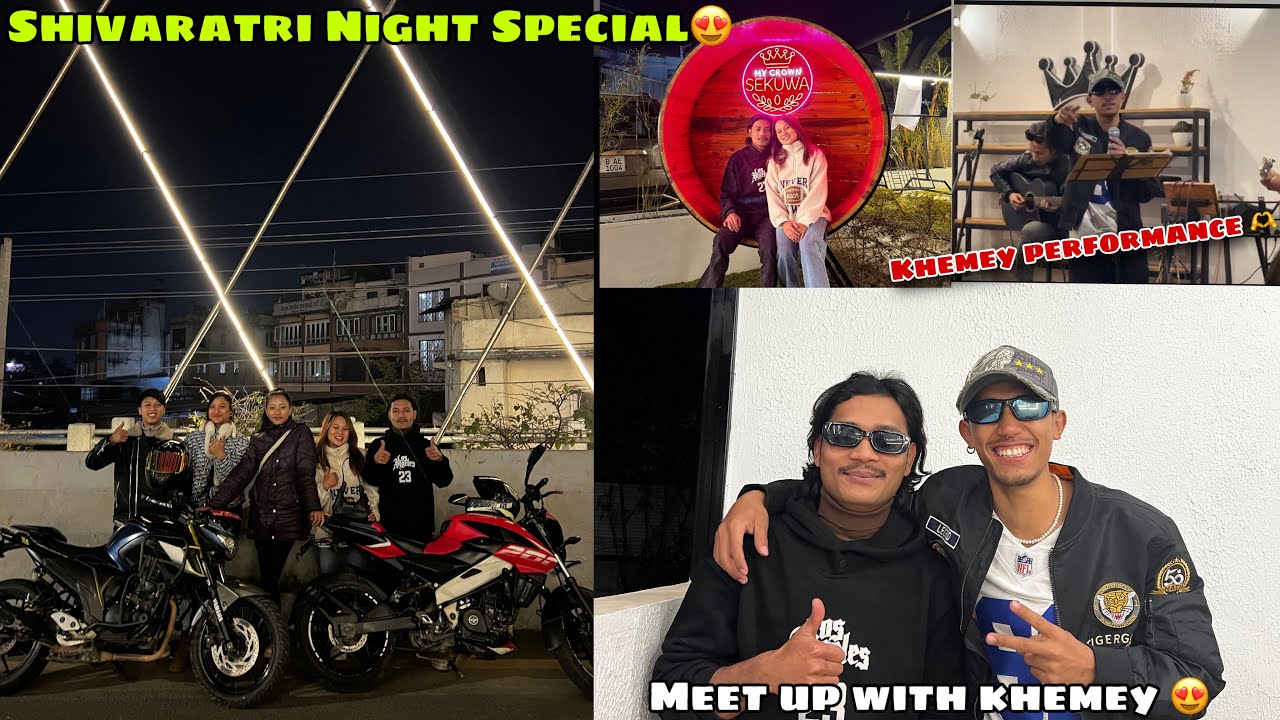 Shivaratri Night Ma Couples Group Ride 🥰|| Khemey Ko Performance Yesto Babal 😱