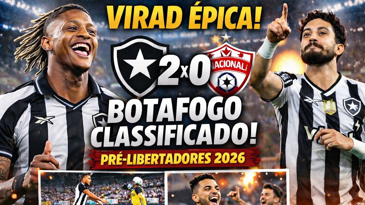 CLASSIFICADOS! Veja como o Botafogo venceu o Nacional Potosí por 2x0