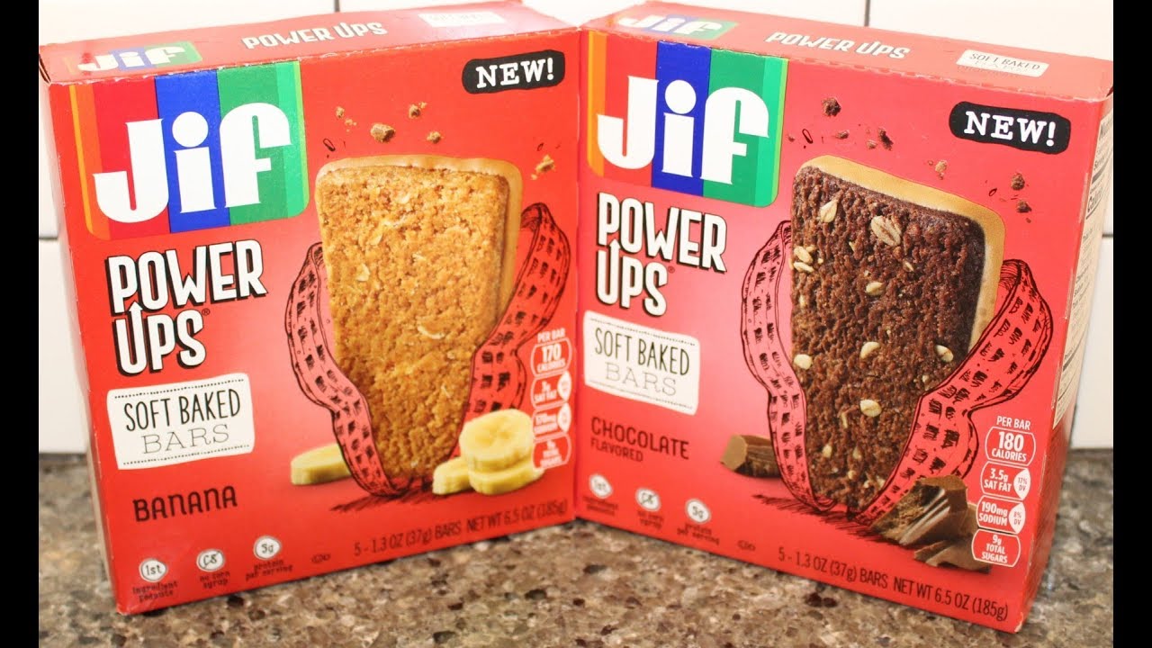 Jif Power Ups Soft Baked Bars: Banana & Chocolate Review