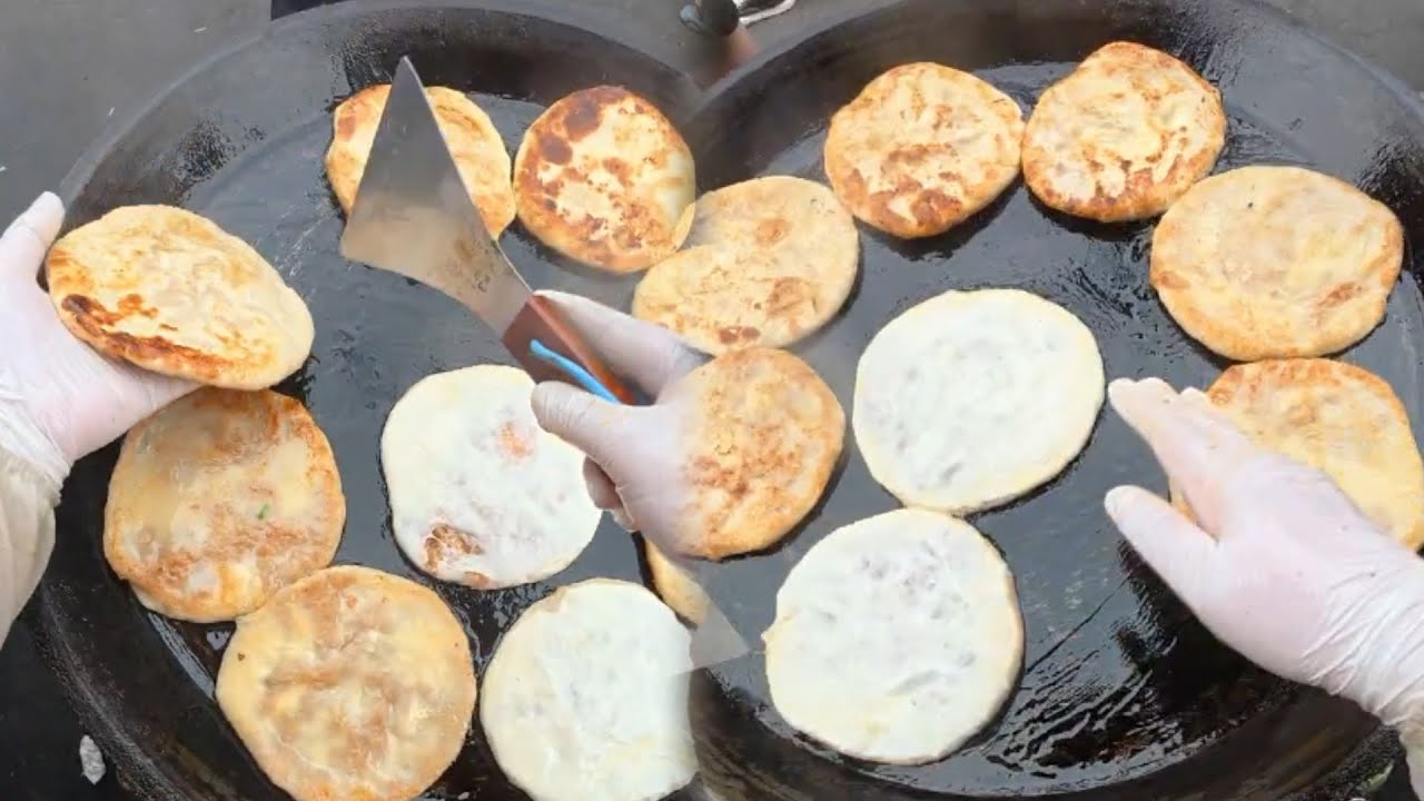 🔴 Live🔴Set up a stall and sell 1,000 scallion pancakes every day!