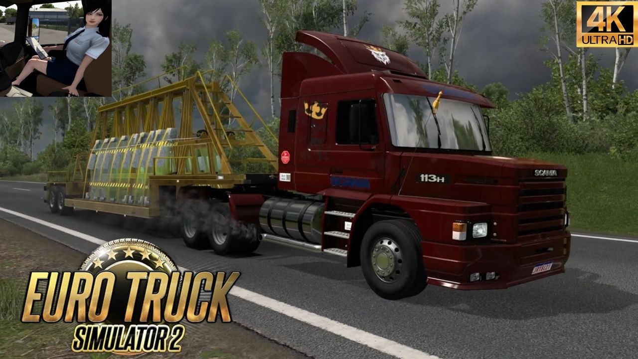 Scania 113H -  ETS2 1.58 -  G29 Steering Wheel -  4K #ets2