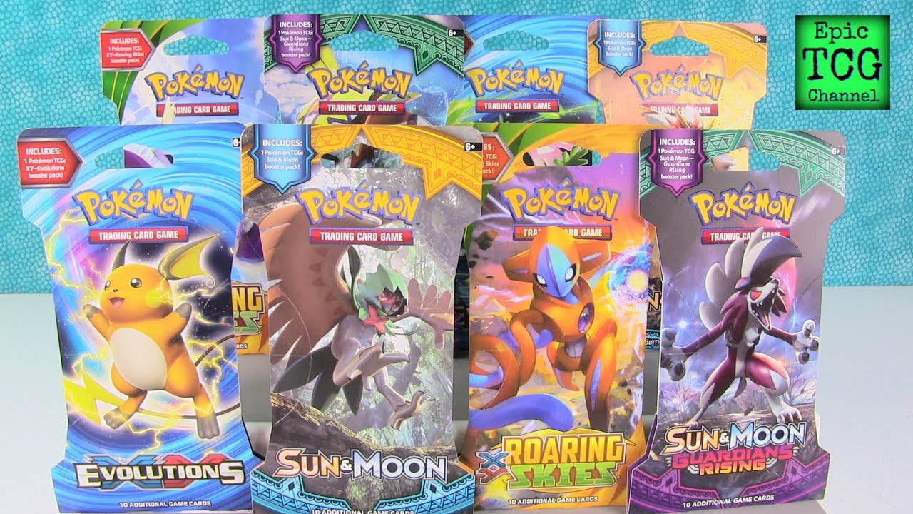 Opening Pokemon Booster Packs $30 Card Found Evolutions Sun & Moon EpicTCGChannel