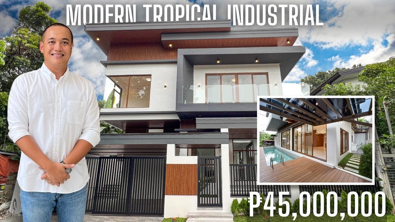 House Tour 294 |  Modern Tropical Industrial House For Sale in Casa Milan Subdivision, Quezon City
