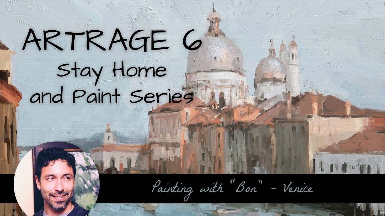 Venice at Dusk - Artrage 6 Painting