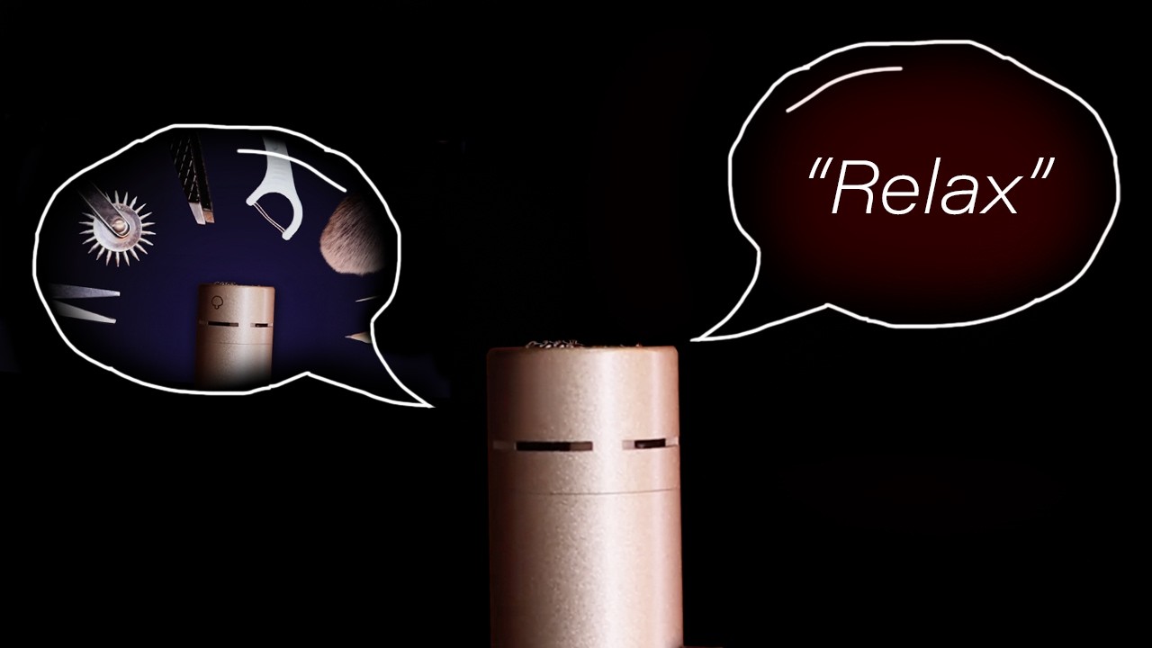 ASMR Trigger Words with Layered Sounds (Black Screen)