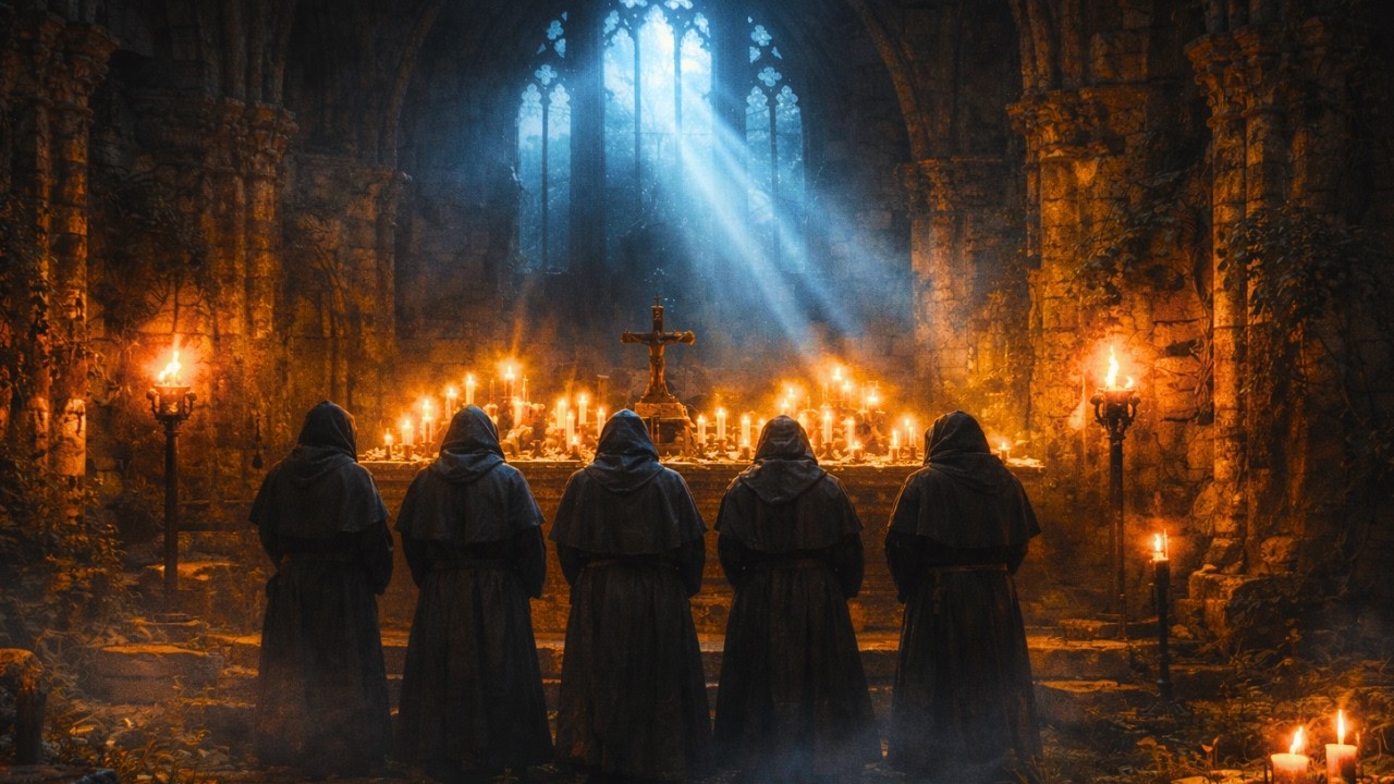 Gregorian Chant for Spiritual Strength & Protection ✝️ Psalm 23 (432Hz)