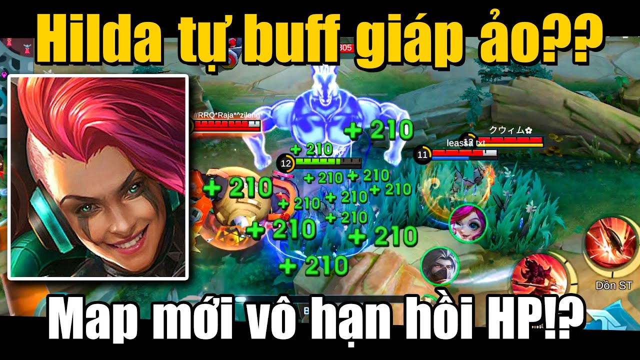 MLBB | HILDA CÓ SKILL MỚI BUFF GIÁP ẢO?? HỒI HP VÔ HẠN VỚI MAP BỤI CỎ MỚI! | Tốp Mỡ