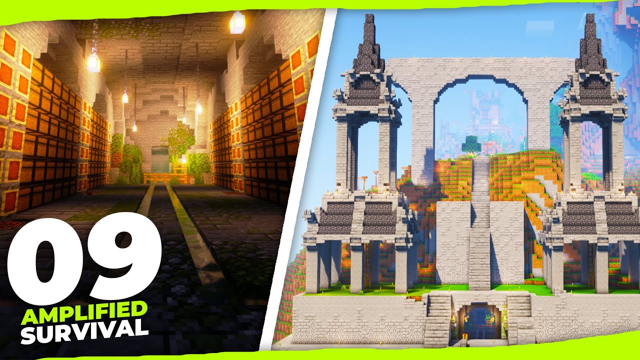 MEGA Amplified Temple Storage Room | Minecraft 1.18 Amplified Survival | #9