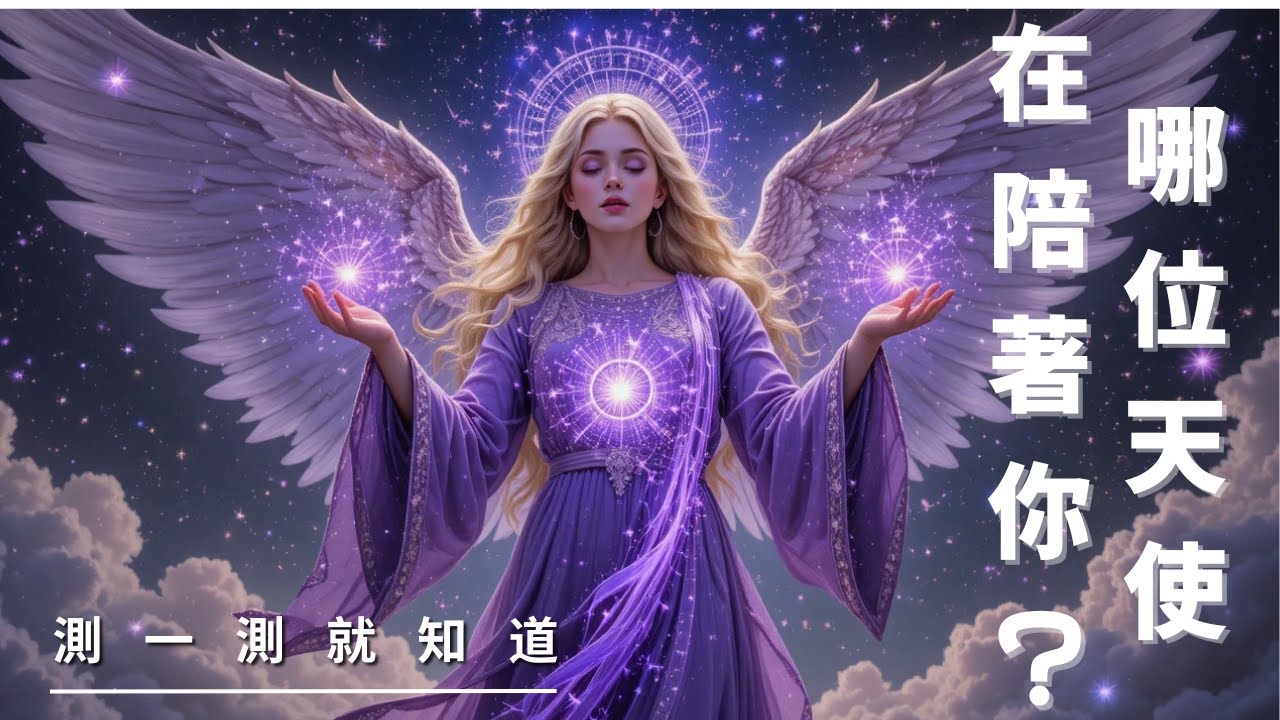 【靈性測驗】 你的守護天使都有誰？| 天使給你的訊息 | 哪位天使在陪著你？| 六大守護能量天使