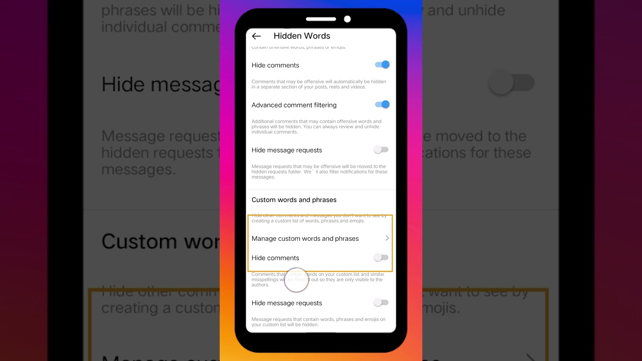 #instagramcomments  How to hide comments on Instagram