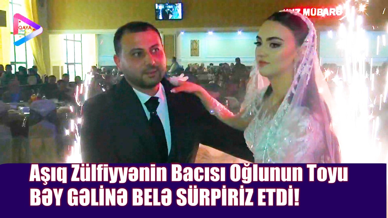 Bəydən Gəlinə ŞOK SÜRPRIZ! – Aşıq Zülfiyyənin Bacısı Oğlunun Toyunda Hamı Donub Qaldı!